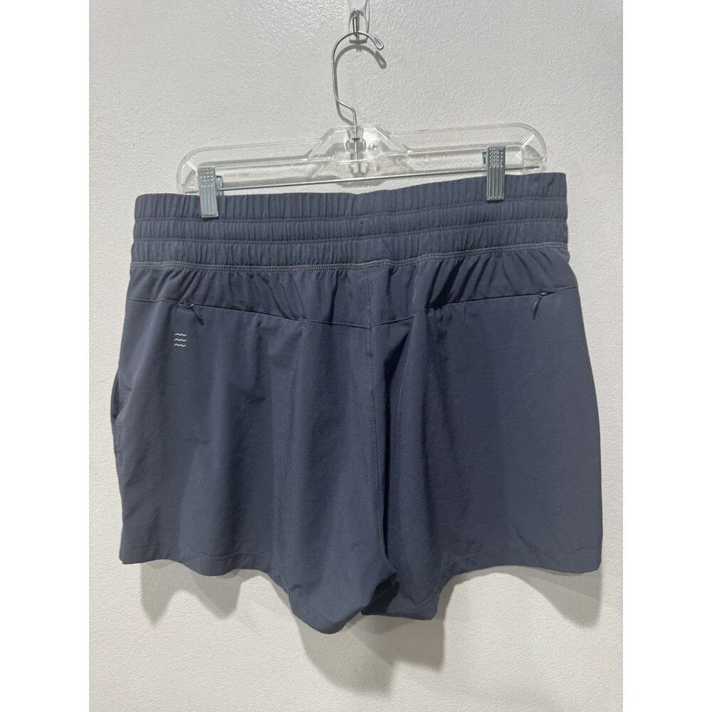 Free Fly Women's Pull On Breeze Athletic Shorts Blue Dusk XL UV Protection - Picture 2 of 7